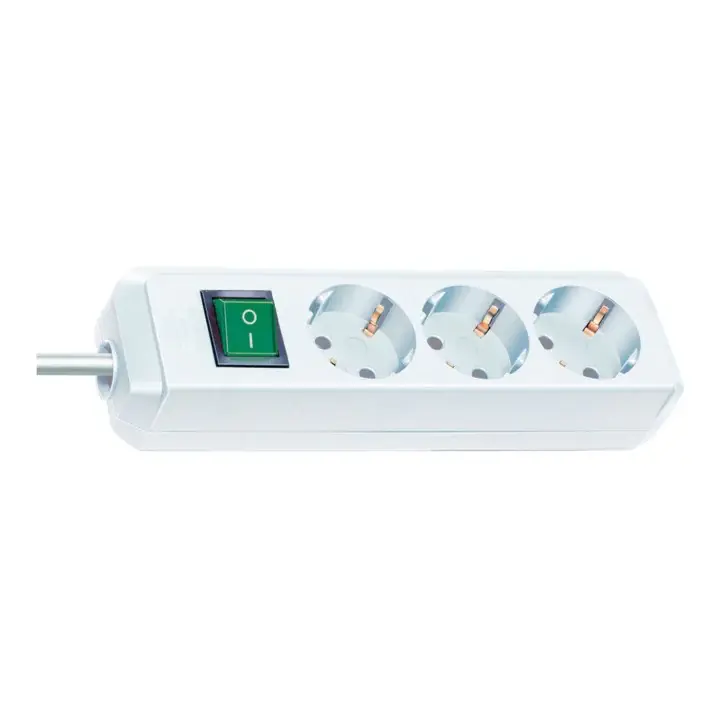 Preiswert BRENNENSTUHL Steckdosenleiste Eco Line 16 A 250 V weiß ( 4000873537 )