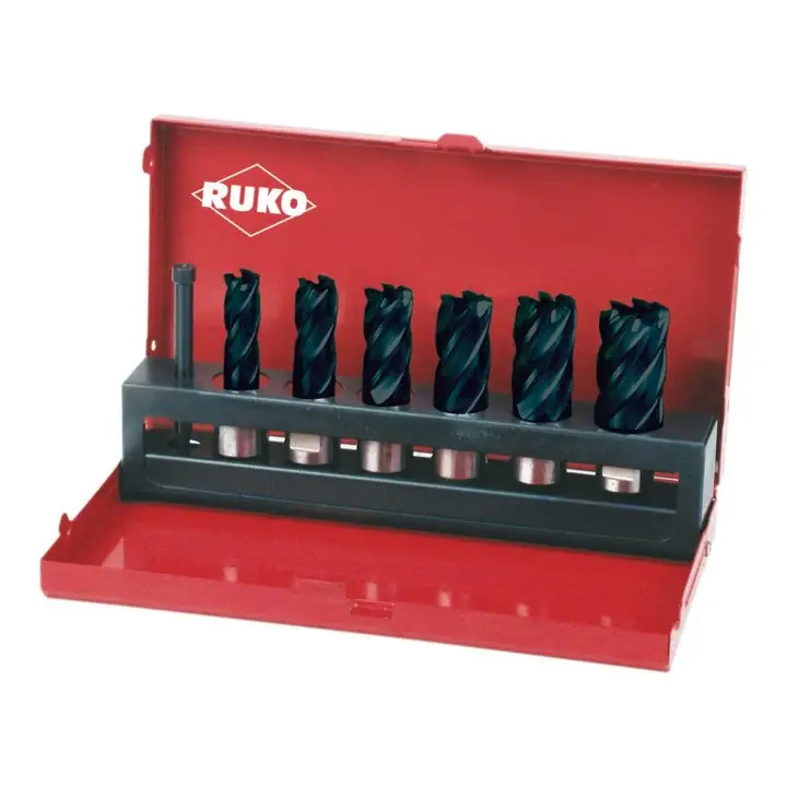 RUKO Kernbohrersatz 7 teilig Ø 12-14-16-18-20-22 mm ( 4000602442 ) Top-Preis