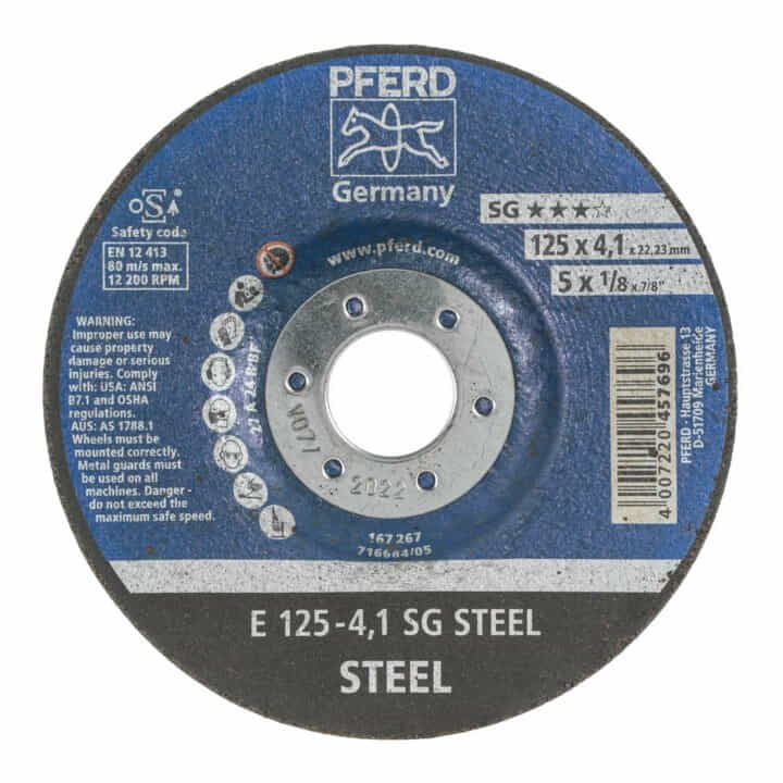 Preisreduziert PFERD Schruppscheibe SG STEEL D125xS4,1mm ( 4000842014 )