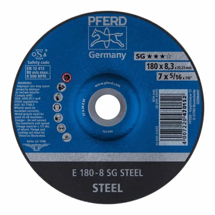 PFERD Schruppscheibe SG STEEL D180xS8,3mm ( 4000842051 ) Top-Preis