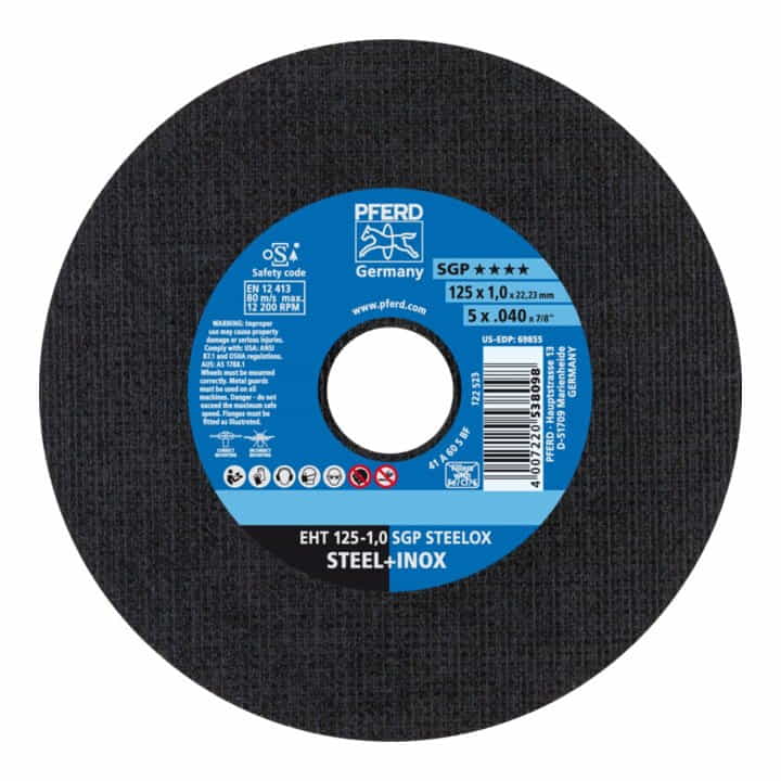 PFERD Trennscheibe SGP STEELOX D125x1mm gerade ( 4000843068 ) Garantierte Lieferung