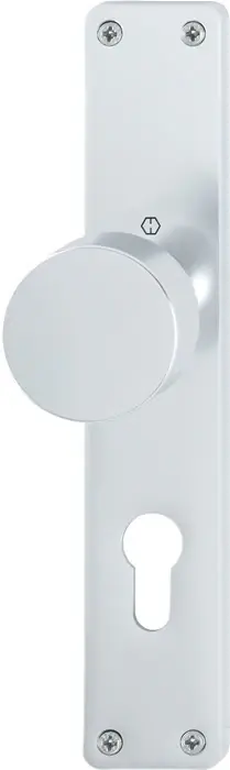 Nur Heute HOPPE Knopflangschild 54/202 Aluminium F1 72 mm ( 3000252037 )