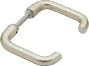 HOPPE Türdrückerpaar Paris 138L Aluminium F2 ( 3000252100 ) Online Kaufen