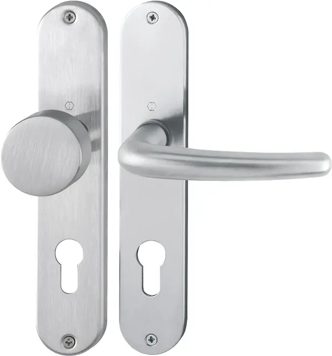 HOPPE Langschildgarnitur Denver E58/302/1310Z Edelstahl F69 ( 3000252653 ) Mega-Angebot