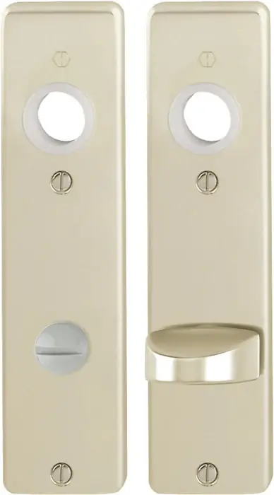 HOPPE Kurzschildpaar 202KP Aluminium F2 ( 3000252026 ) Markenprodukt