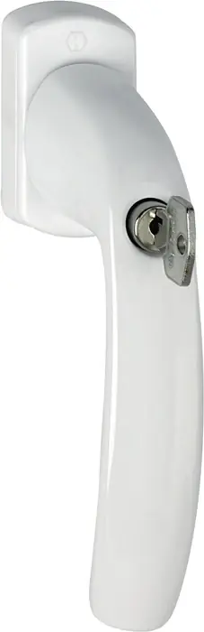 Direktkauf HOPPE Fenstergriff New York 0810SVS/U10 Aluminium F9016 / verkehrsweiß ( 3000203584 )
