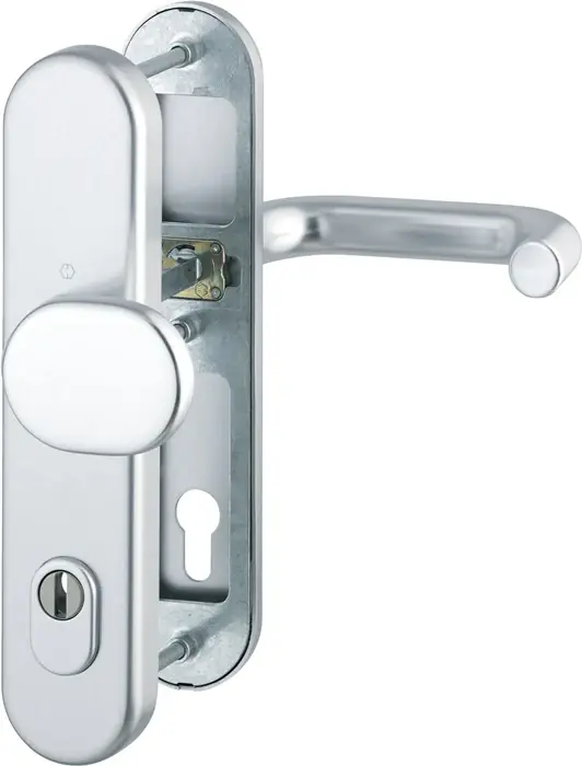 Begrenztes Angebot HOPPE Schutzgarnitur Paris 86G/3332ZA/3310/138 Aluminium F1 ( 3000209112 )