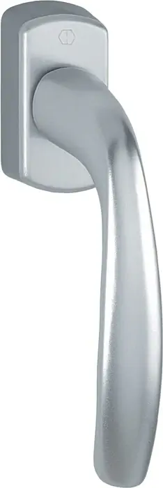 Mega-Angebot HOPPE Fenstergriff New York 0810/US10 Aluminium F9 / stahlfarbig ( 3000203781 )