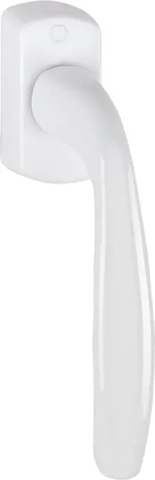 HOPPE Fenstergriff New York 0810/US10 Aluminium F9016 / verkehrsweiß ( 3000203783 ) Markenware