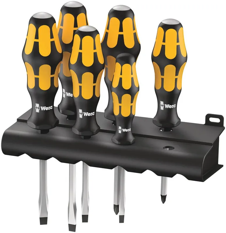 WERA Schraubendrehersatz 932/918/6 6-teilig Schlitz / PZD ( 4000827736 ) Preisreduziert