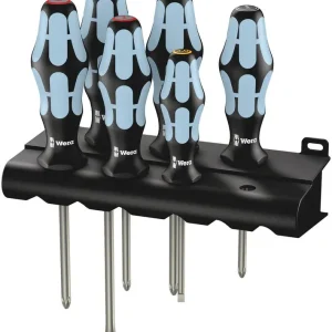 Schnäppchen WERA Edelstahlschraubendrehersatz 2224/3350/3355/6 6-teilig Schlitz / PH / PZD ( 4000828284 )