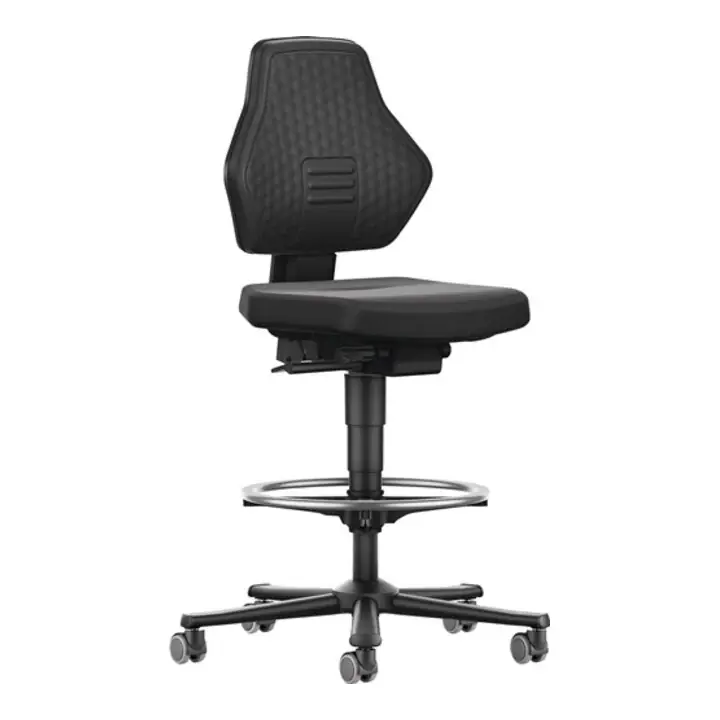 BIMOS Arbeitsdrehstuhl Air Flow Rollen + Fußring ( 9000454095 ) Heißes Angebot