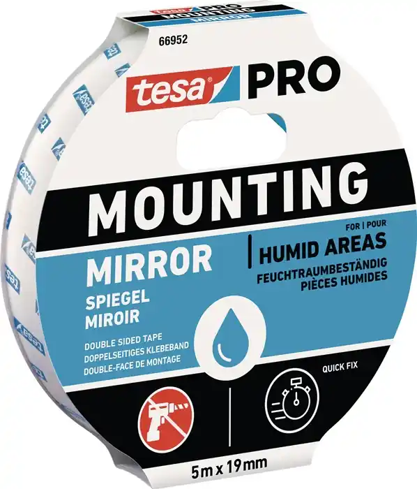 TESA Montageband Mounting PRO Spiegel 66952 weiß ( 3000265497 ) Zertifiziert