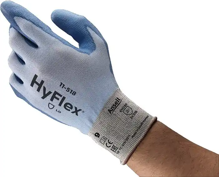 ANSELL Schnittschutzhandschuhe HyFlex® 11-518 Größe 9 blau ( 4000371086 ) Zertifiziert