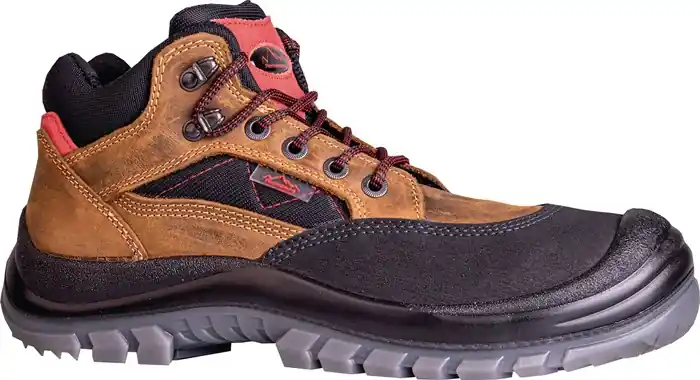 REMISBERG Sicherheitsstiefel Sherpa Größe 47 braun/rot ( 4000372487 ) Neuheit