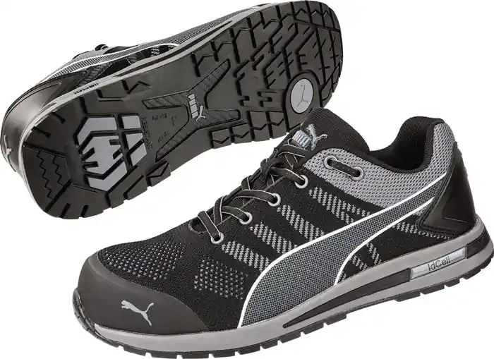 Günstig PUMA Sicherheitsschuh Elevate Knit BLACK LOW Größe 43 schwarz/grau ( 4000374613 )