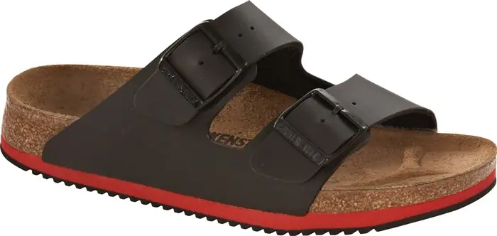 BIRKENSTOCK Sandale Arizona Super Grip Größe 43 schwarz ( 4000379852 ) Heißes Angebot