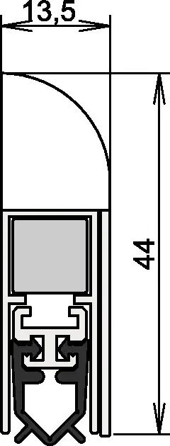 Kracherpreis ATHMER Türdichtung Wind-Ex 1-310 1-seitig Länge 985 mm ( 3327023015 )