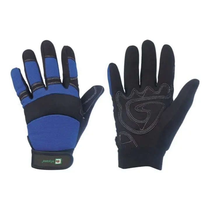 ELYSEE Kunstlederhandschuhe Master Größe 10 schwarz/blau ( 4000371075 ) Beliebt