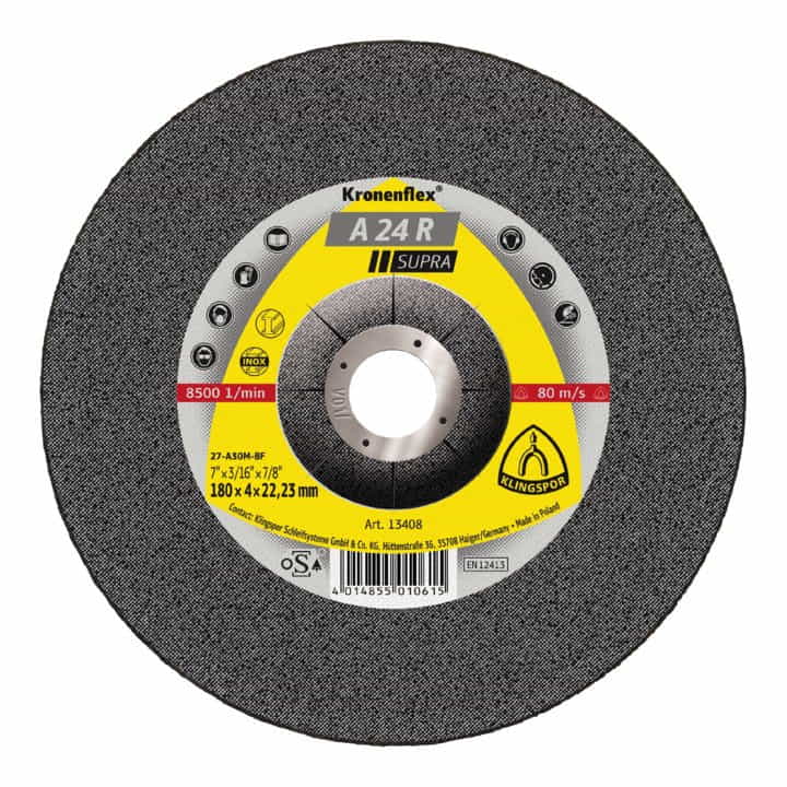 KLINGSPOR Schruppscheibe A 24 R Supra D125xS6mm ( 4000841087 ) Preisreduziert