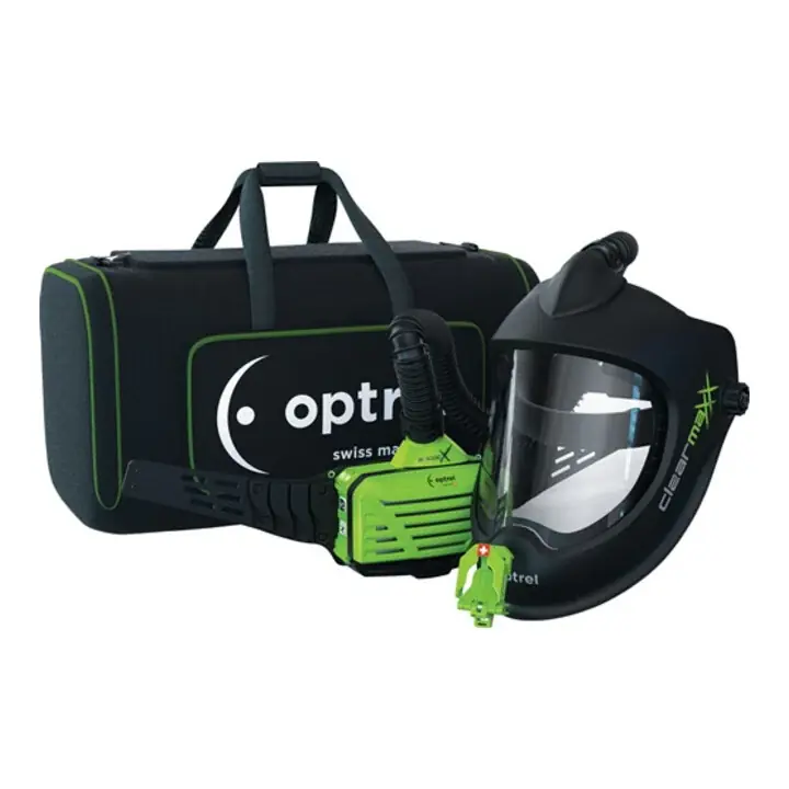 Zertifiziert OPTREL Schleifhelm Clearmaxx u.a. Gebläseatemschutz E3000X ( 4000370526 )