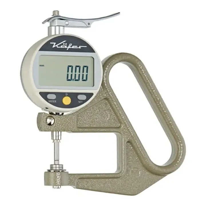 Expressversand KÄFER Dickenmessgerät JD 50 Messbereich 12,5 mm Ablesung 0,01 mm ( 4000851578 )