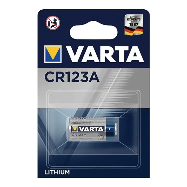 VARTA Batterie ULTRA Lithium 3 V CR123A 1430 mAh ( 4000901767 ) Markenware