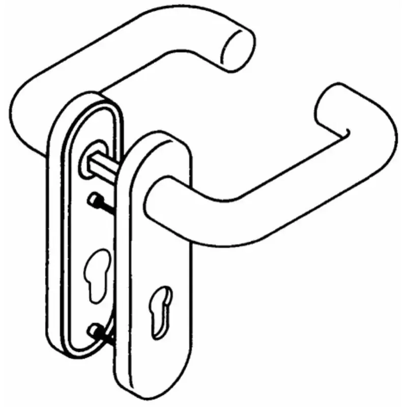 Sofort Bestellen HEWI Kurzschildgarnitur 111R01.110 90 Kunststoff 90 ( 3000204531 )