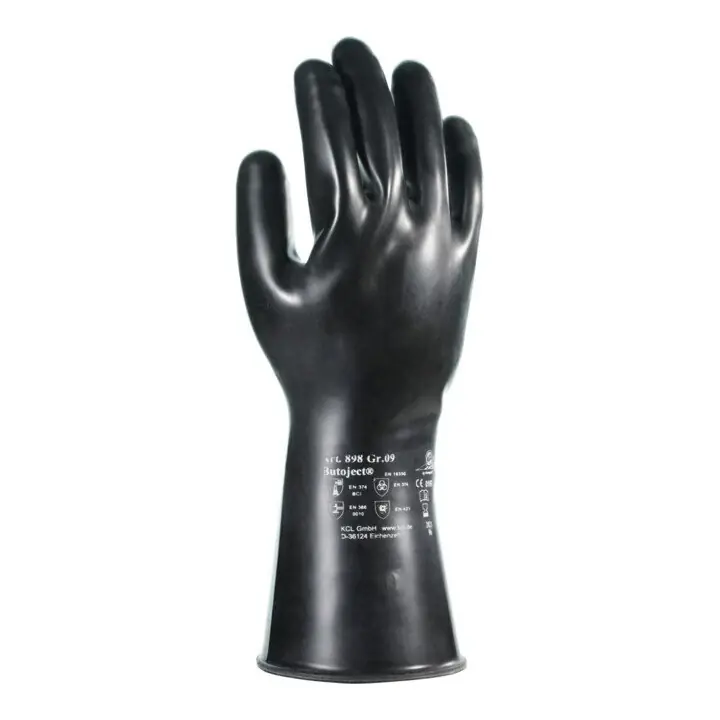 HONEYWELL Chemikalienhandschuhe Butoject 898 Größe 9 schwarz ( 4000371644 ) Top-Preis