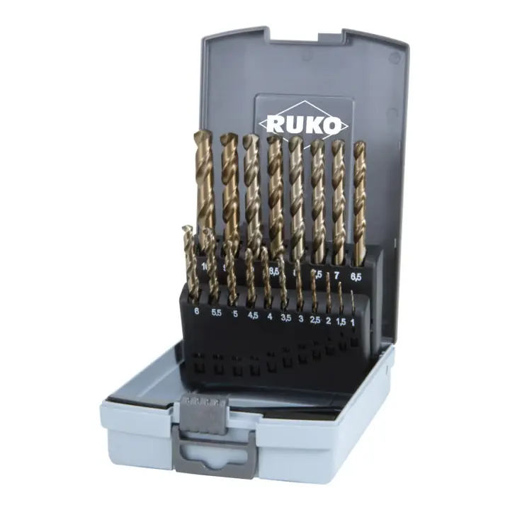 RUKO Spiralbohrersatz DIN 338 Typ VA Nenn-Ø 1-10x0,5 mm ( 4000600881 ) Preiswert