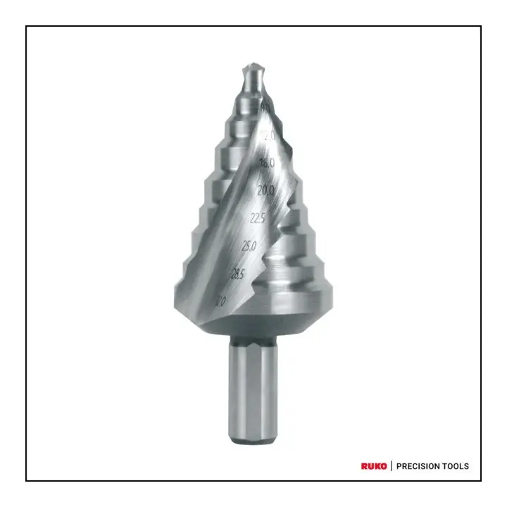 RUKO Stufenbohrer Bohrbereich 6-32 mm ( 4000601719 ) Zertifiziert