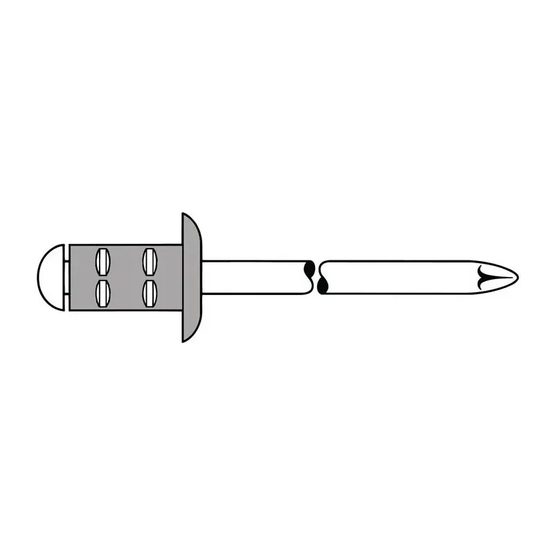 GESIPA Blindniet PolyGrip® Nietschaft d x l 4 x 17 mm ( 4000813760 ) Begrenztes Angebot