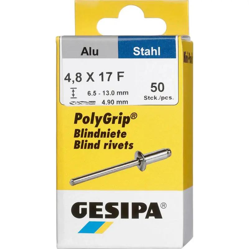 GESIPA Blindniet PolyGrip® Nietschaft d x l 4,8 x 17 mm ( 4000813762 ) Mega-Angebot