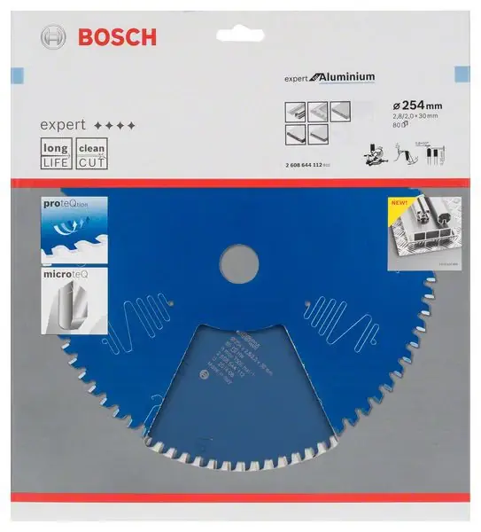 BOSCH Kreissägeblatt Außen-Ø 254 mm Zähnezahl 80 HLTCG ( 4000815473 ) Wochenendangebot