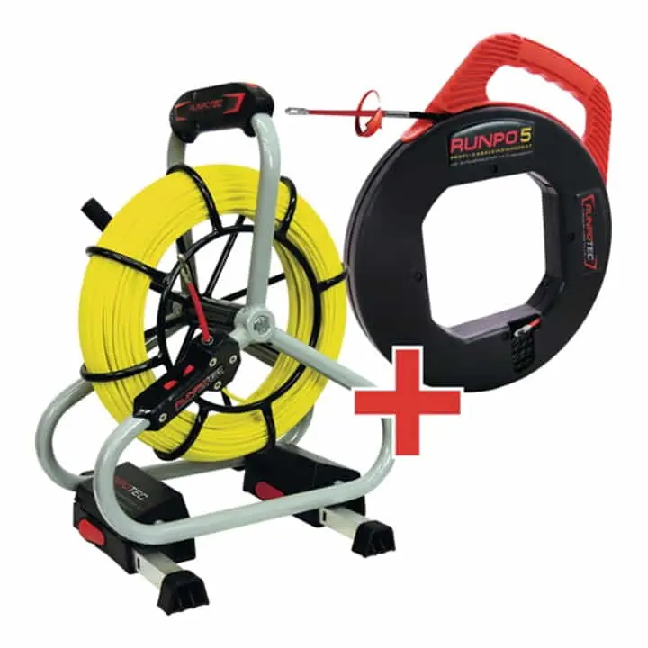 Neue Ware RUNPOTEC Glasfaserstab GF 4.5 - Profi-Set Bandlänge 30 m ( 4000817958 )