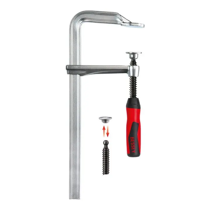 BESSEY Ganzstahlschraubzwinge GZ-2K Spannweite 500 mm Ausladung 120 mm ( 4000831785 ) Top-Seller