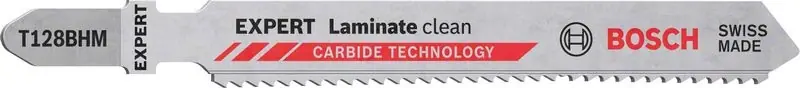 Neu Im Sortiment BOSCH Stichsägeblatt Laminate Clean T 128 BHM Gesamtlänge 92 mm ( 4000837454 )