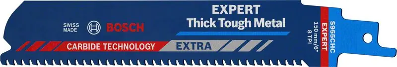 Saisonangebot BOSCH Säbelsägeblatt Expert Thick Tough Metal Länge 150 mm Breite 25 mm ( 4000837484 )