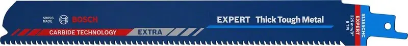 BOSCH Säbelsägeblatt Expert Thick Tough Metal Länge 225 mm Breite 25 mm ( 4000837487 ) Sale