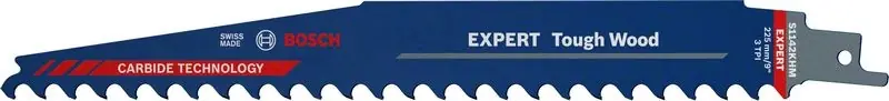 BOSCH Säbelsägeblatt Expert Tough Wood Länge 225 mm Breite 25 mm ( 4000837497 ) Markenware