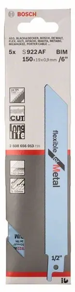 BOSCH Säbelsägeblatt S 922 AF Länge 150 mm Breite 19 mm ( 4000837556 ) Zertifiziert