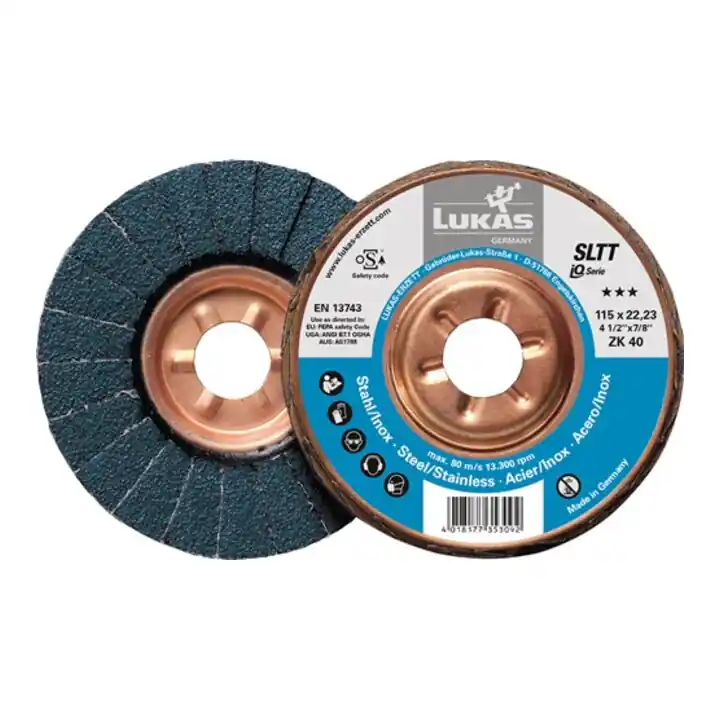Highlight LUKAS Fächerscheibe SLTT ZK Ø 115 mm Körnung 60 flach ( 4000840320 )