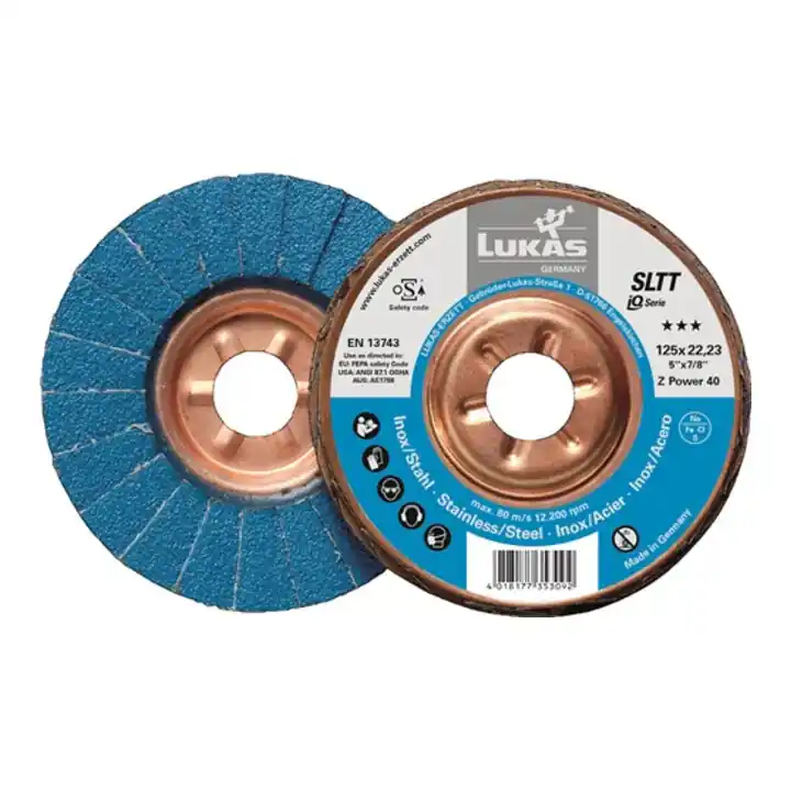 Letzte Chance LUKAS Fächerscheibe SLTT Z Power Ø 125 mm Körnung 60 flach ( 4000840328 )