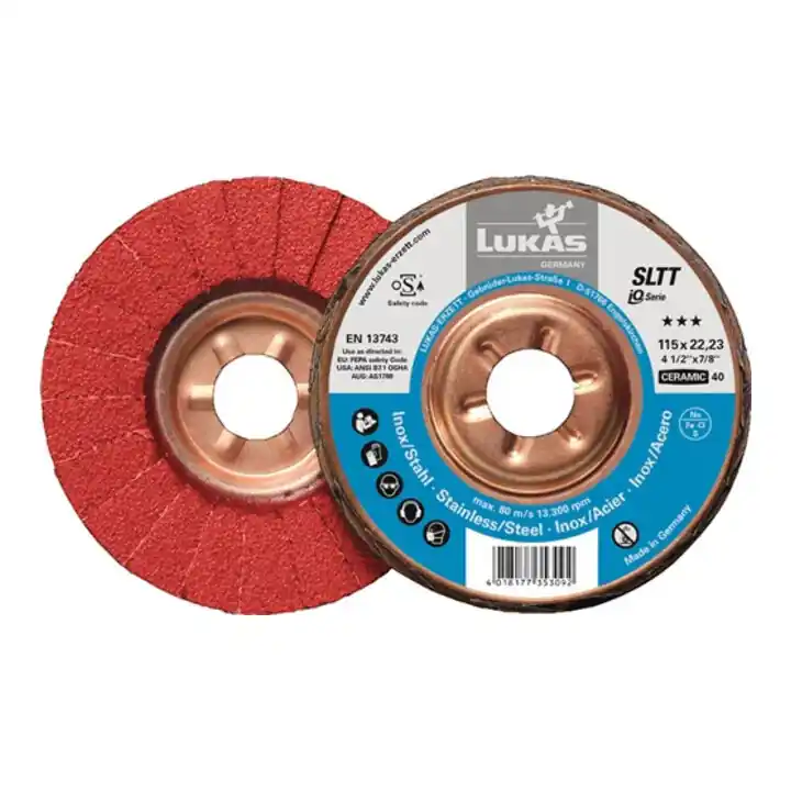 Markenware LUKAS Fächerscheibe SLTT Ceramic Ø 125 mm Körnung 60 flach ( 4000840336 )