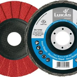 Sichere Zahlung LUKAS Fächerscheibe V2 POWER CER Ø 125 mm Körnung 40 flach ( 4000840349 )