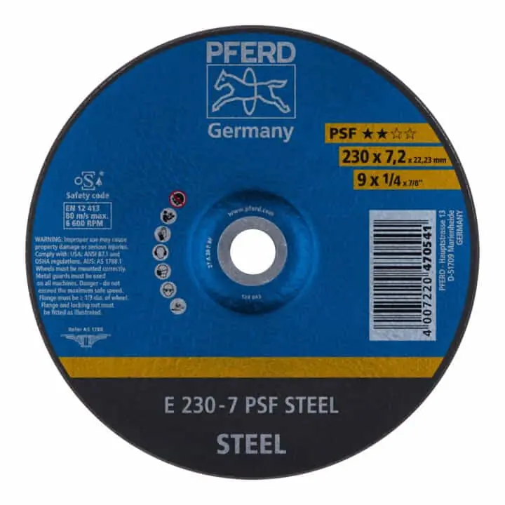Bestseller PFERD Schruppscheibe PSF STEEL D230xS7,2mm ( 4000842653 )