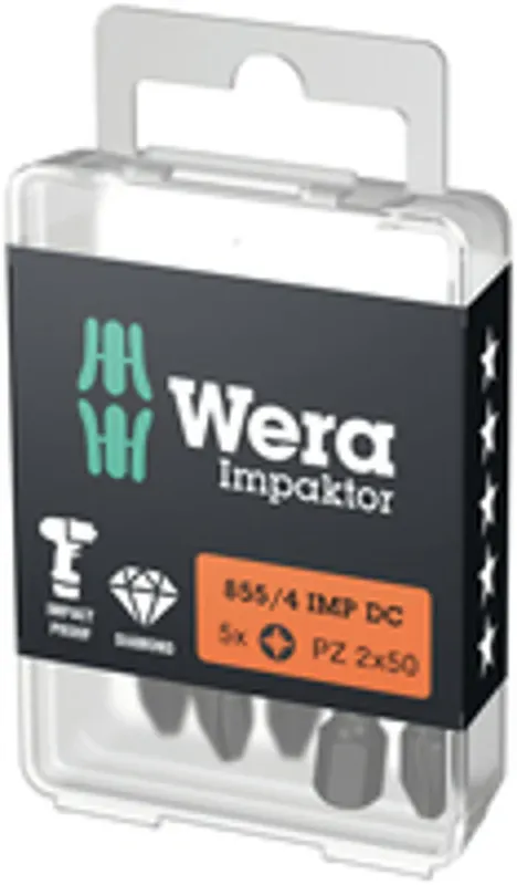WERA Bit 855/4 IMP DC PZD2 Länge 50 mm ( 4000829273 ) Neue Kollektion