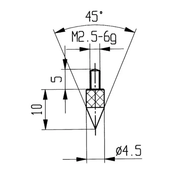 Begrenztes Angebot KÄFER Messeinsatz 45° Kegel ( 4000851593 )
