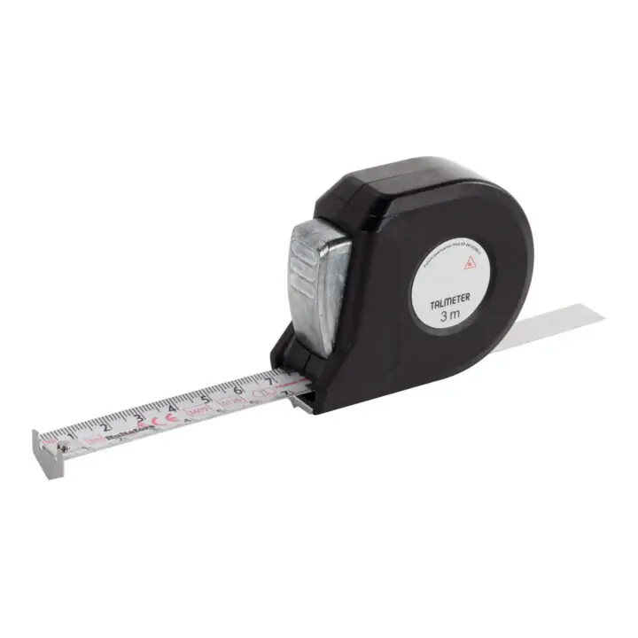 Geprüft HULTAFORS Taschenrollbandmaß Talmeter Länge 3 m Breite 16 mm mm/cm ( 4000855031 )