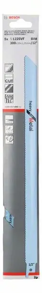 Begrenztes Angebot BOSCH Säbelsägeblatt S 1225 VF Länge 300 mm Breite 19 mm ( 4000909205 )